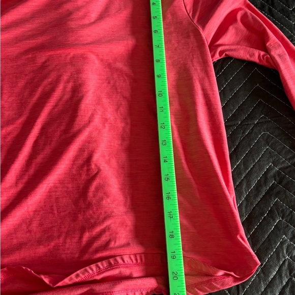 DSG Girls XL Coral Red Long Sleeve Athletic Shirt. - Picture 4 of 6